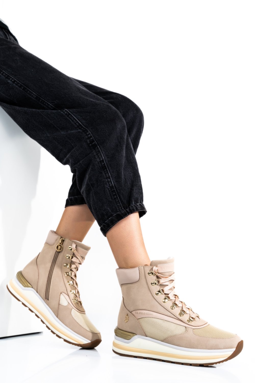 Us polo assn bézs sportcipők os7hphra004