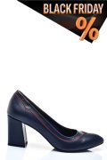 Kék természetes bőr magassarkú cipők 1s7h677am