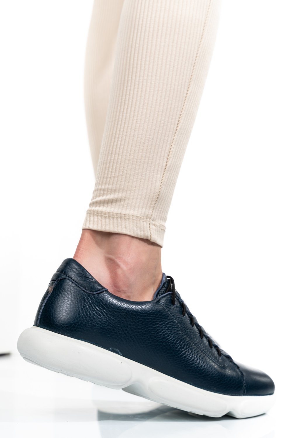 Kék természetes bőr sport cipők 1s7h68