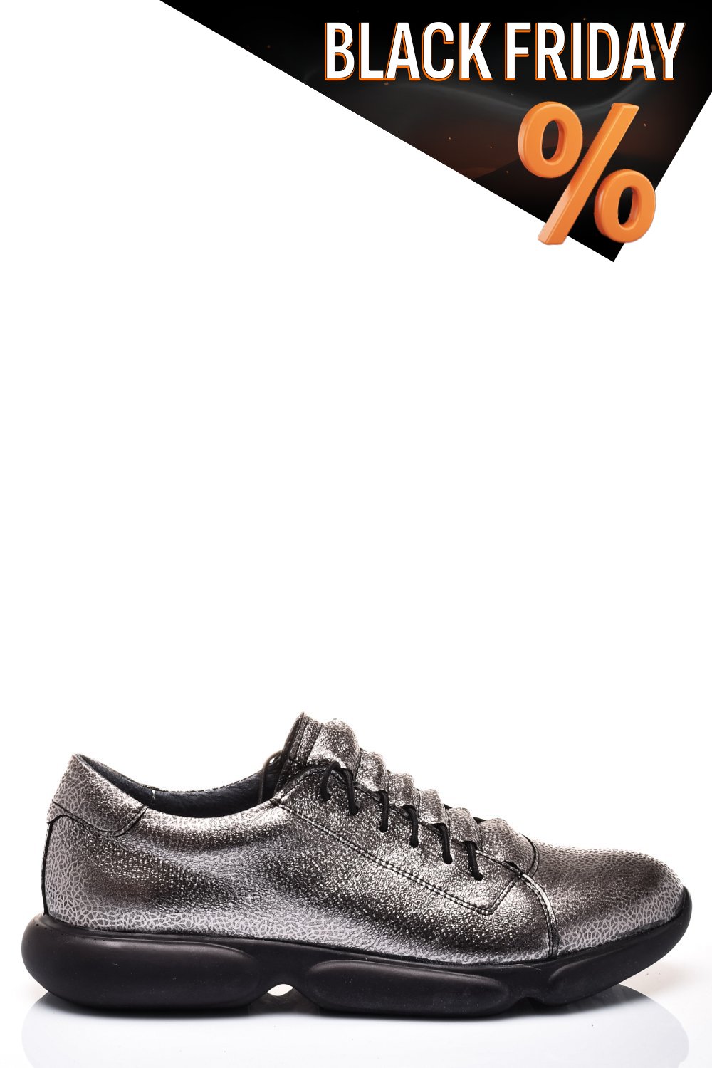 Ezüst természetes bőr sport cipők 1s7h68