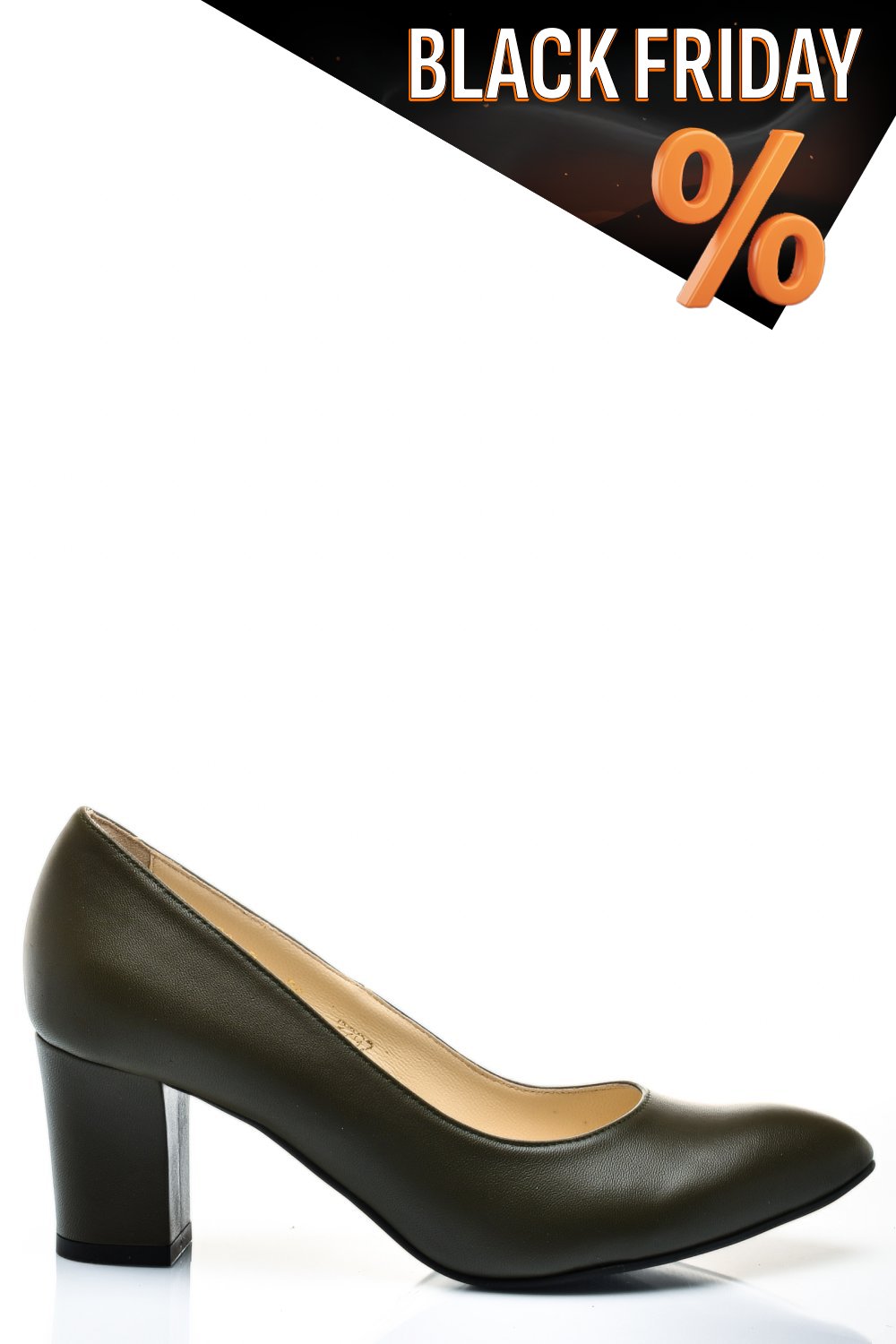 Zöld természetes bőr magassarkú cipők 3s7h292