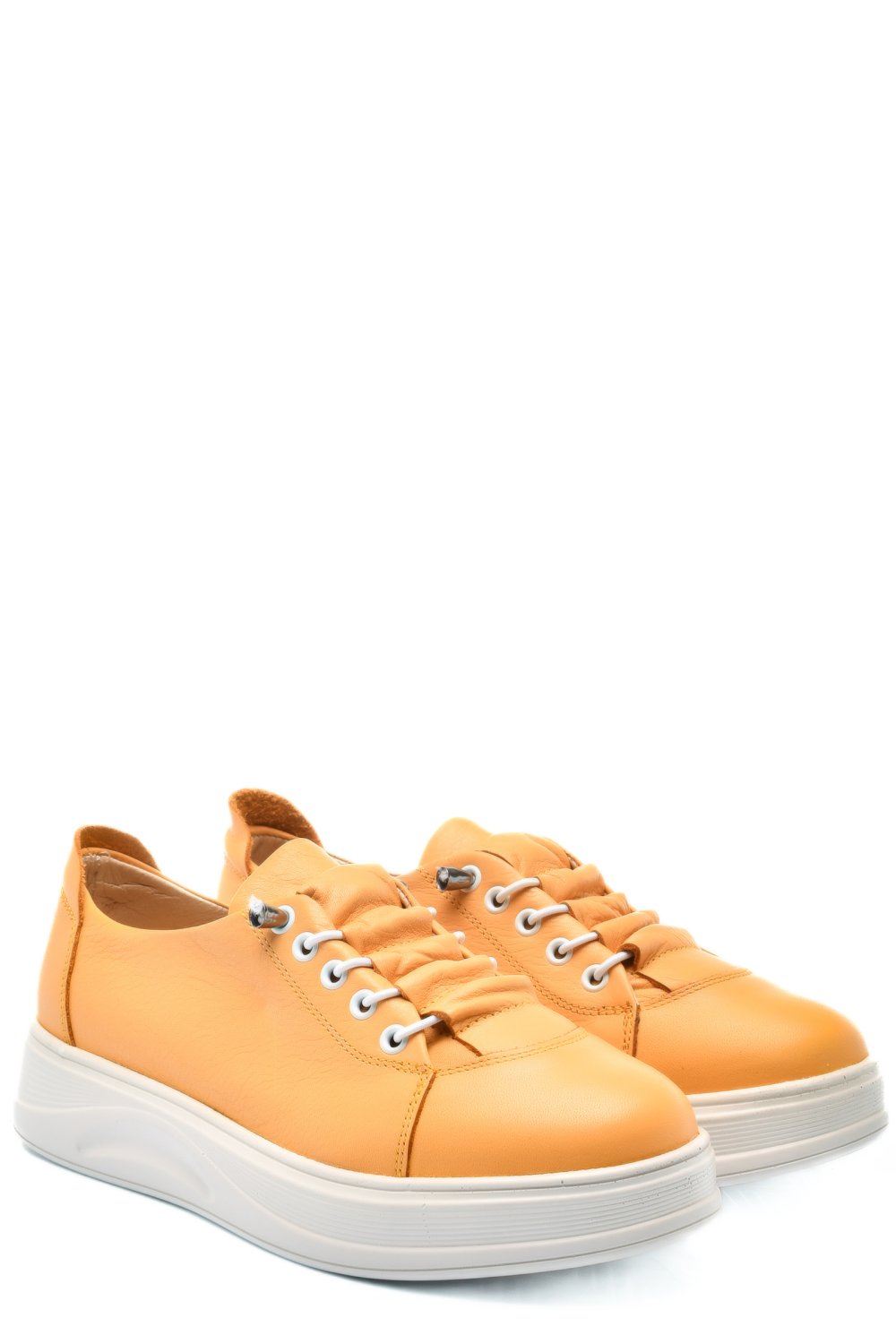 Sárga természetes bőr sport cipők 2s7h31683np