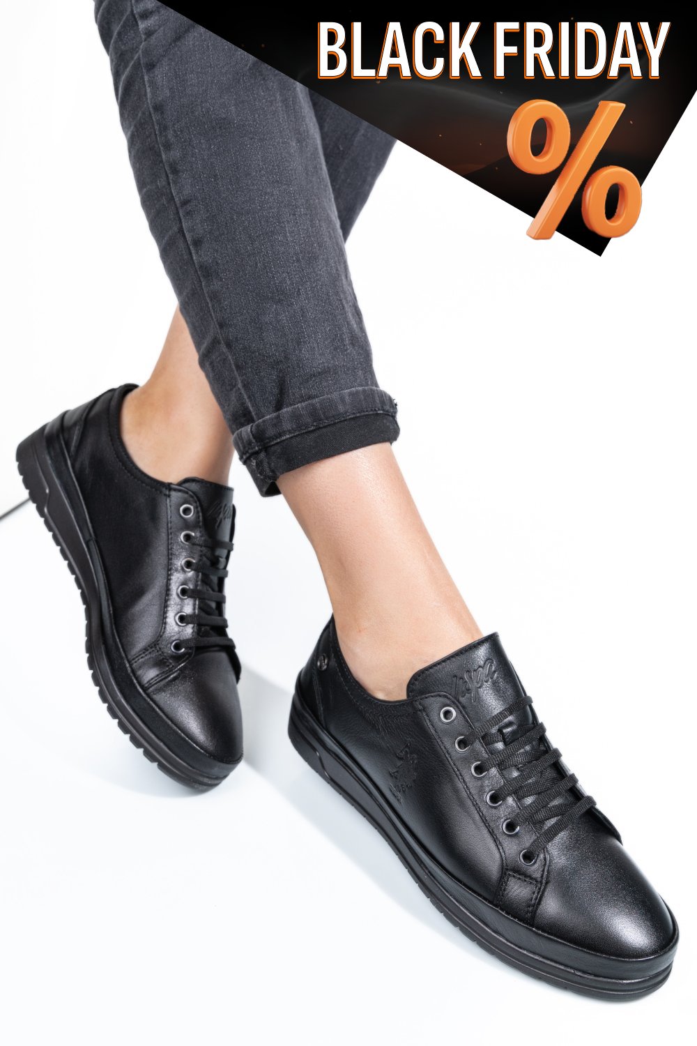 Us polo assn fekete természetes bőr sportcipők ms7hepa