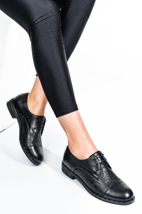 Fekete természetes bőr  1s7h02