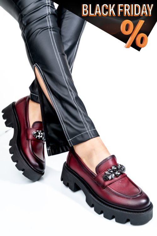 Bordó természetes bőr  3s7h99