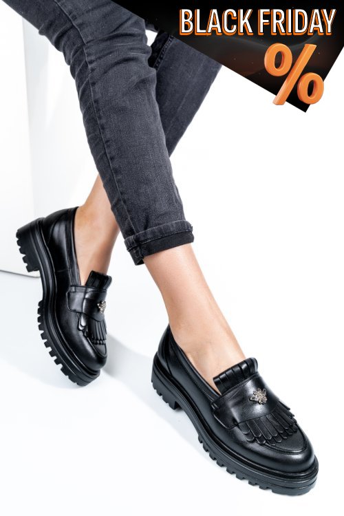 Fekete természetes bőr  3s7h01