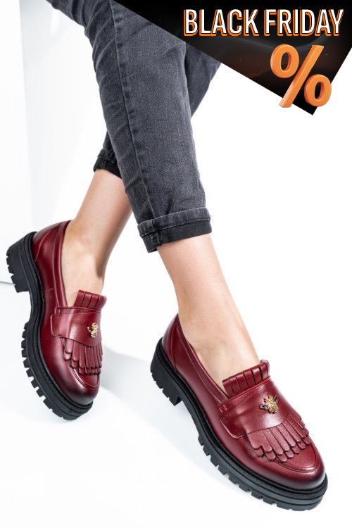 Piros természetes bőr  3s7h01