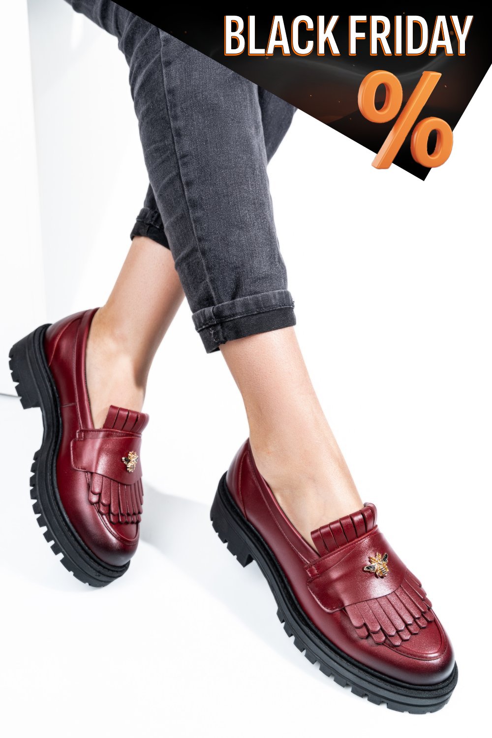 Piros természetes bőr  3s7h01