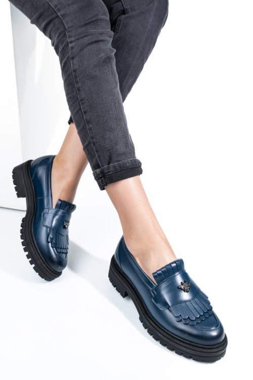 Kék természetes bőr  3s7h01