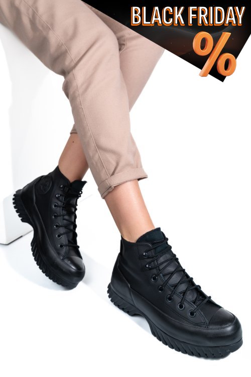 Converse fekete természetes bőr sportcipők 1s7h71427c