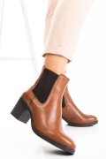 Barna természetes bőr bokacsizma 0s7h8226vi