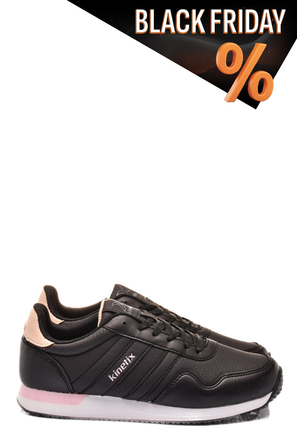 Kinetix fekete sportcipők ps7hiero