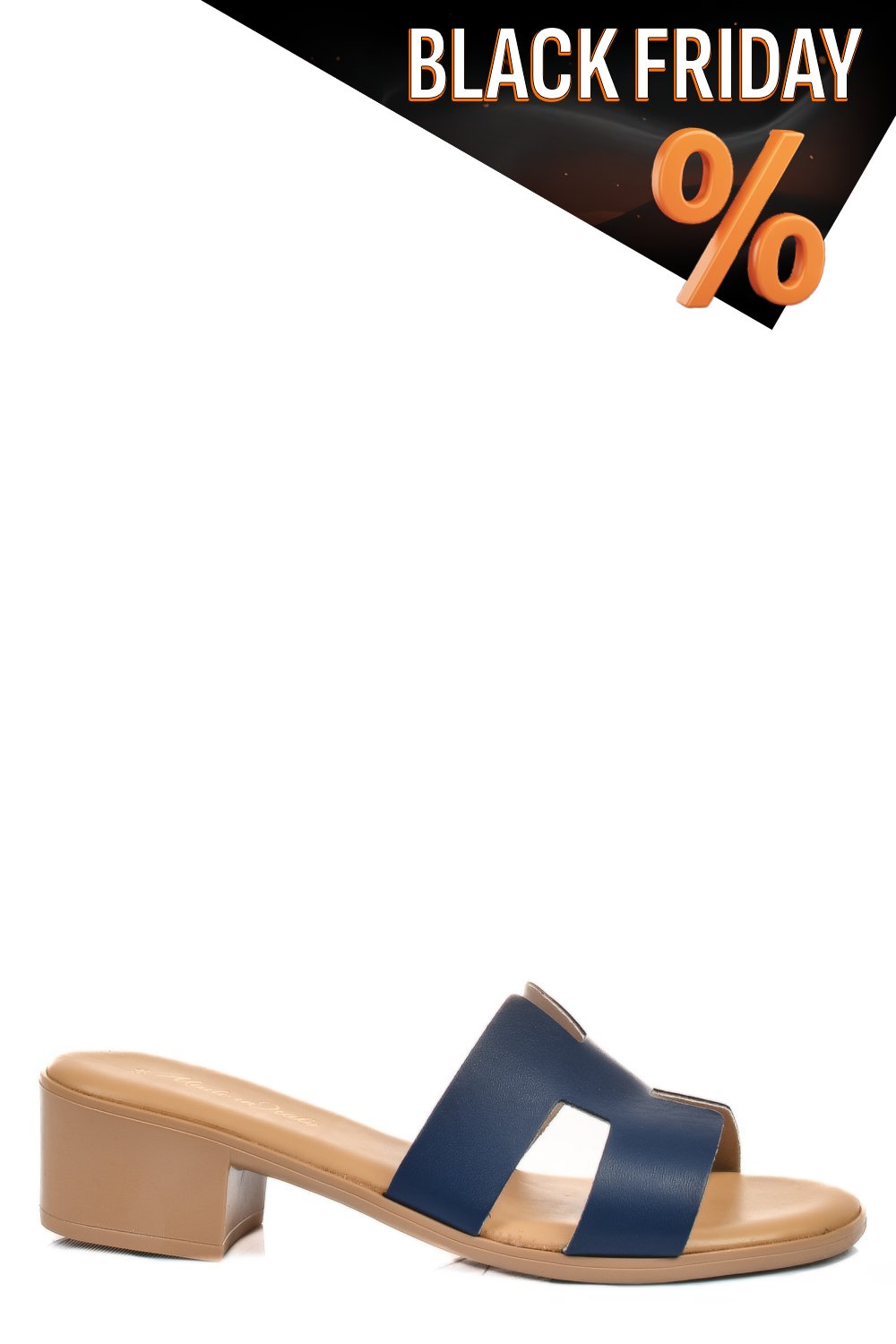 Kék természetes bőr papucs hs7h-tacco