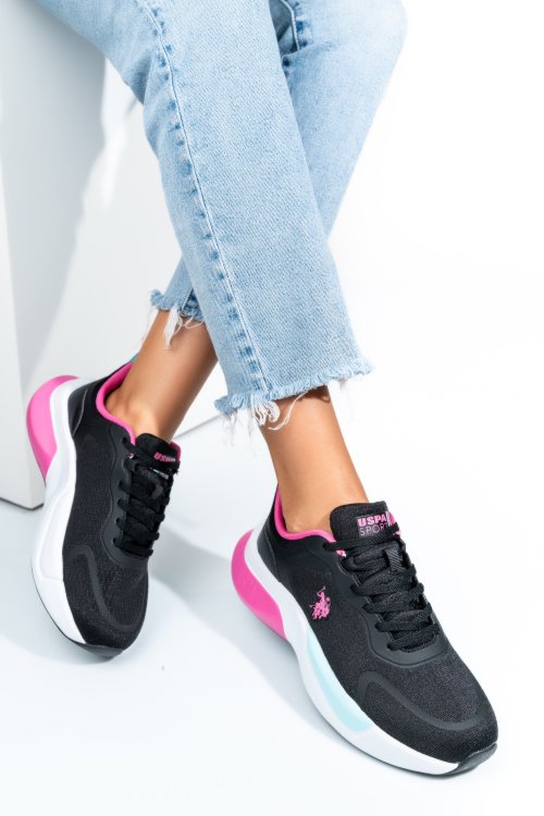 Us polo assn fekete sportcipők ws7hilly