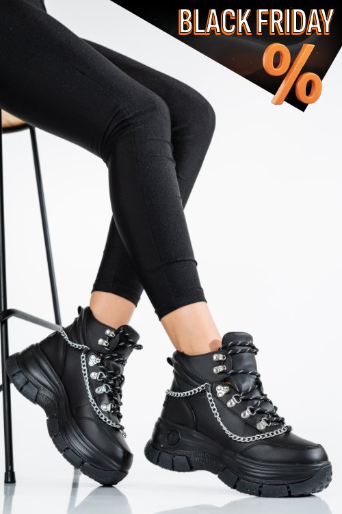 Fekete bakancs ws7h20-s0x857