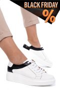 Fehér természetes bőr sport cipők 3s7h000