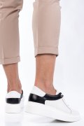 Fehér természetes bőr sport cipők 3s7h000