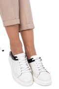 Fehér természetes bőr sport cipők 3s7h000