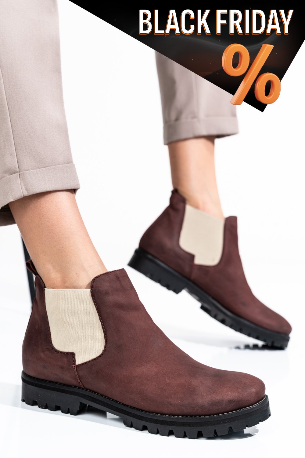 Természetes bőr bakancs 4s7h6-673-130