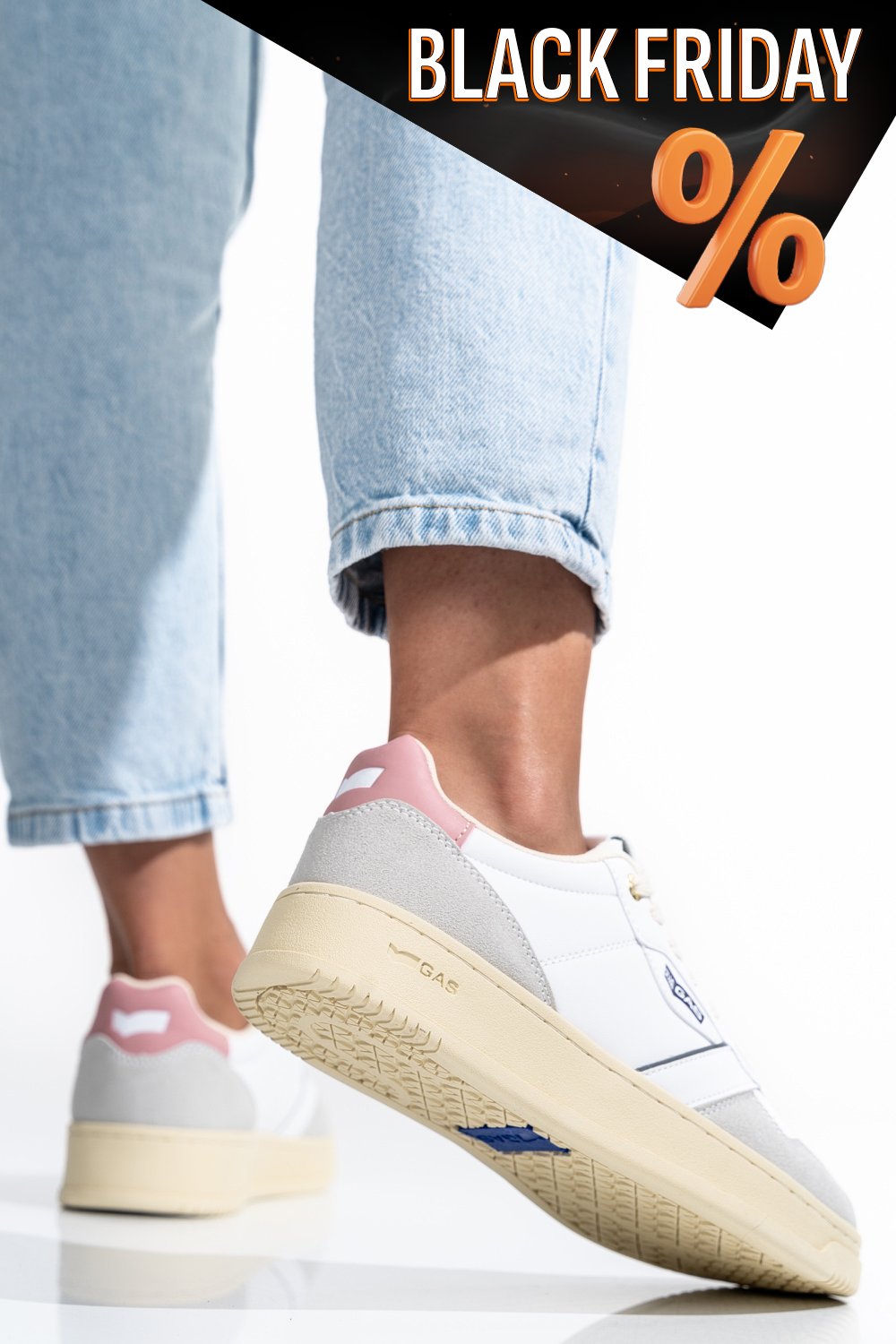 Gas fehér sportcipők gs7haw314300