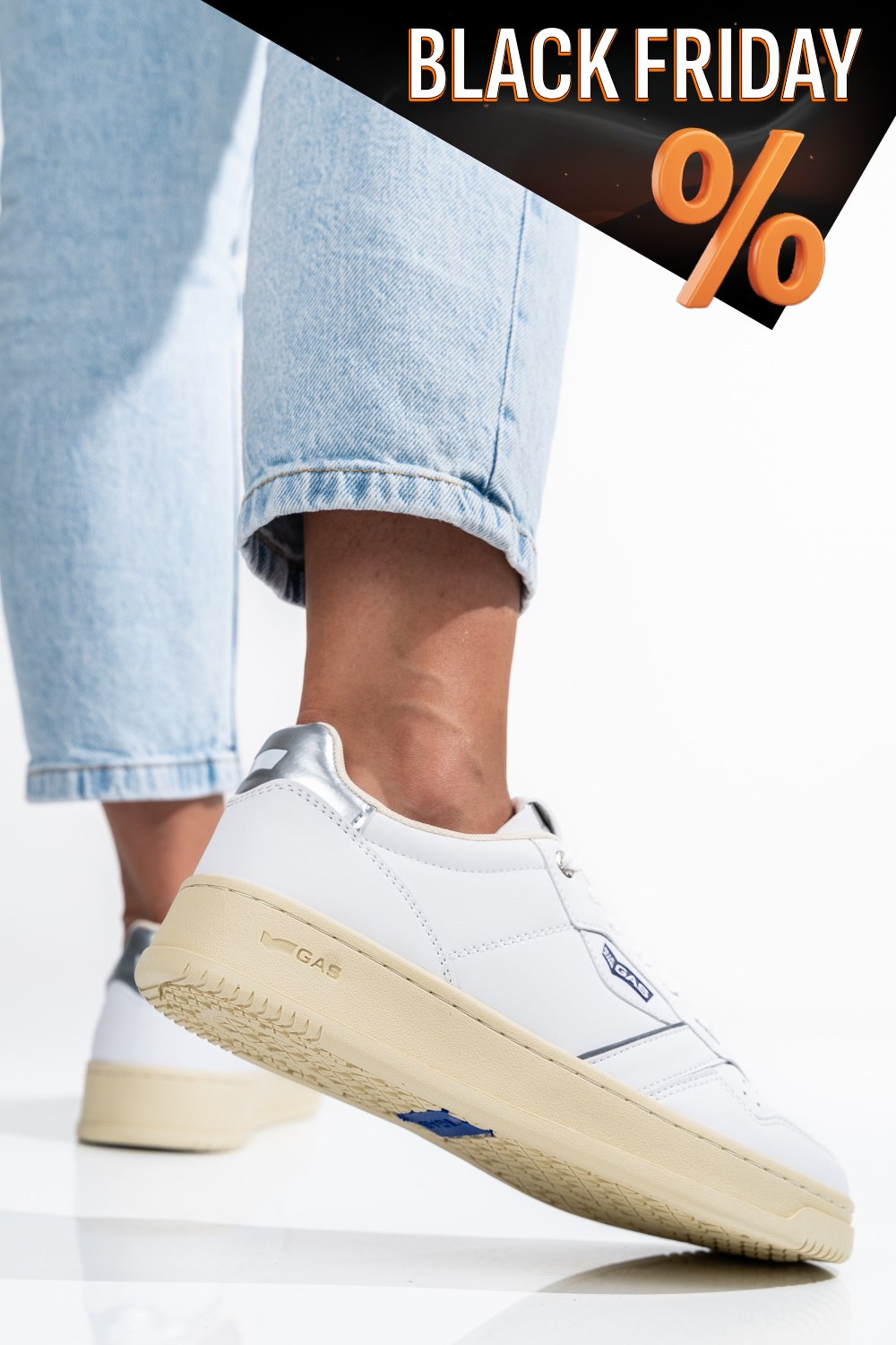 Gas fehér sportcipők gs7haw314301