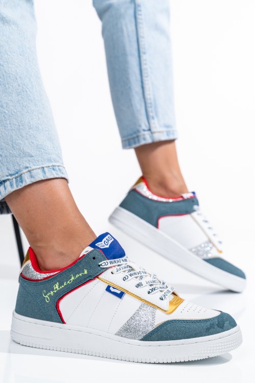 Gas fehér sportcipők gs7haw314206