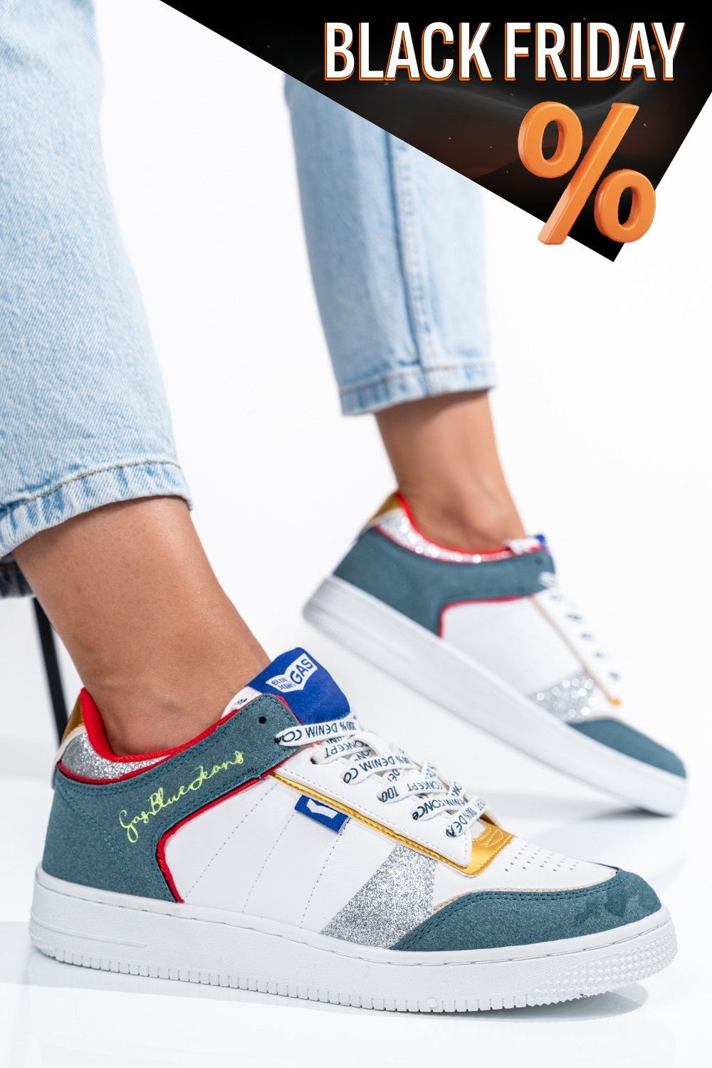 Gas fehér sportcipők gs7haw314206