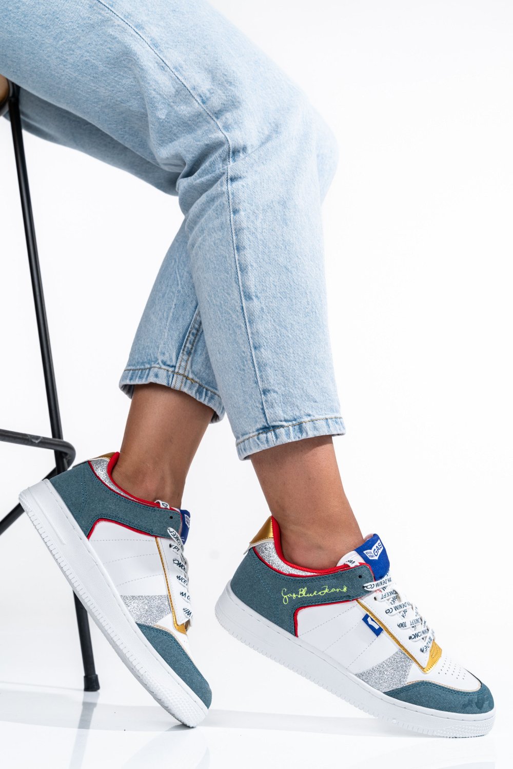 Gas fehér sportcipők gs7haw314206