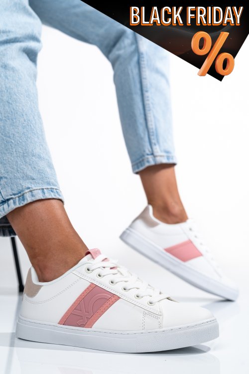 Benetton fehér sportcipők bs7htw314120