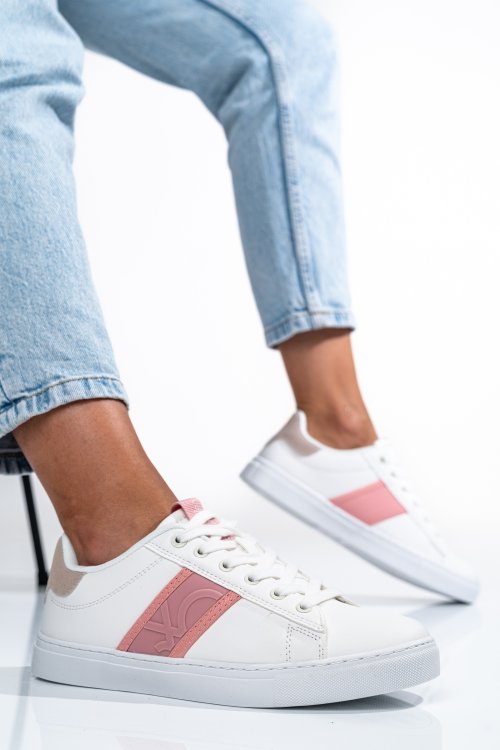 Benetton fehér sportcipők bs7htw314120