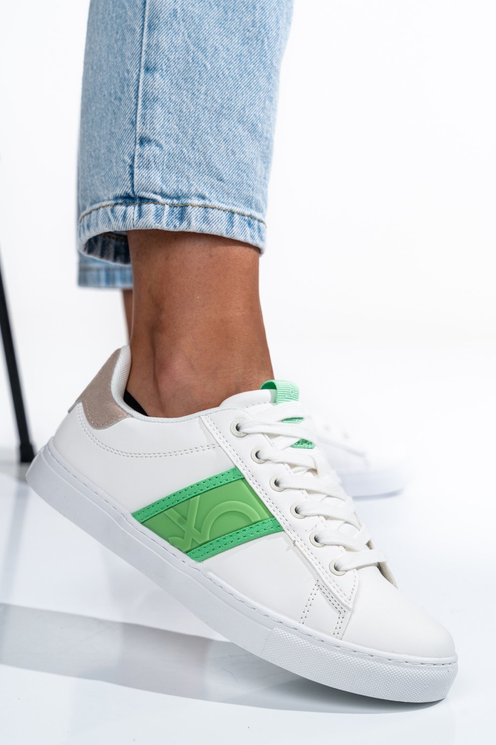 Benetton zöld sportcipők bs7htw314120