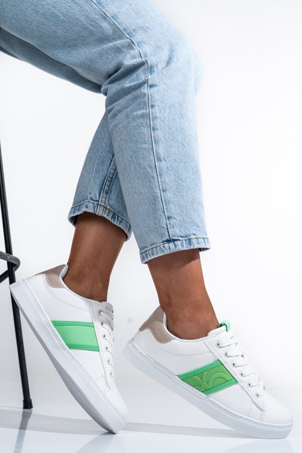 Benetton zöld sportcipők bs7htw314120
