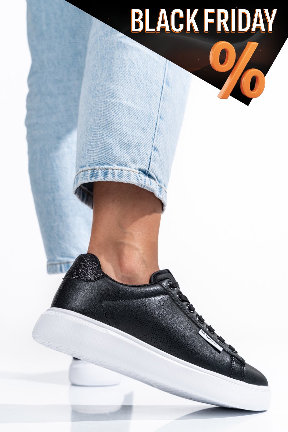 Benetton fekete sportcipők bs7htw314607