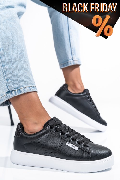Benetton fekete sportcipők bs7htw314607