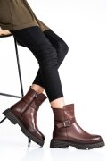 Barna természetes bőr bakancs 2s7h32-033np