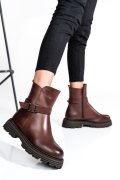 Barna természetes bőr bakancs 2s7h32-033np
