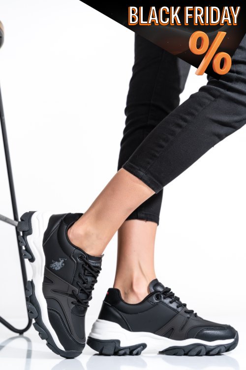 Us polo assn fekete sportcipők ts7hranke