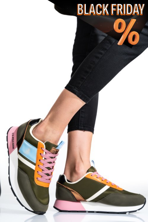 Us polo assn zöld sportcipők ks7hitty001