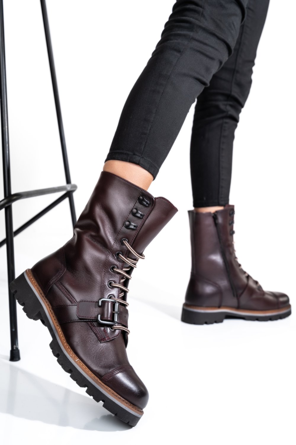 Természetes bőr bakancs 1s7h56