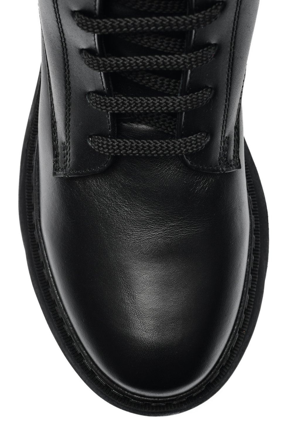 Fekete természetes bőr bakancs 4s7h22