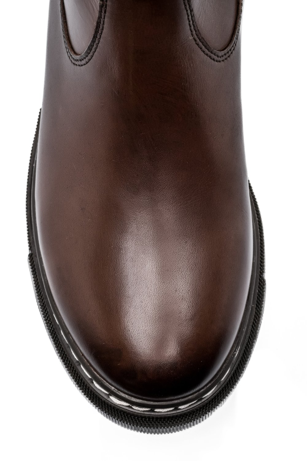 Barna természetes bőr csizma bs7hb06-3207