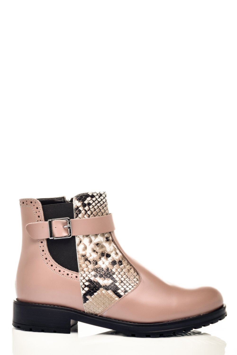 Bézs természetes bőr bakancs 0s7h82