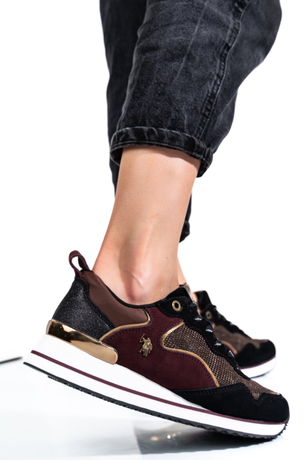 Us polo assn bordó sportcipők ls7hayla001