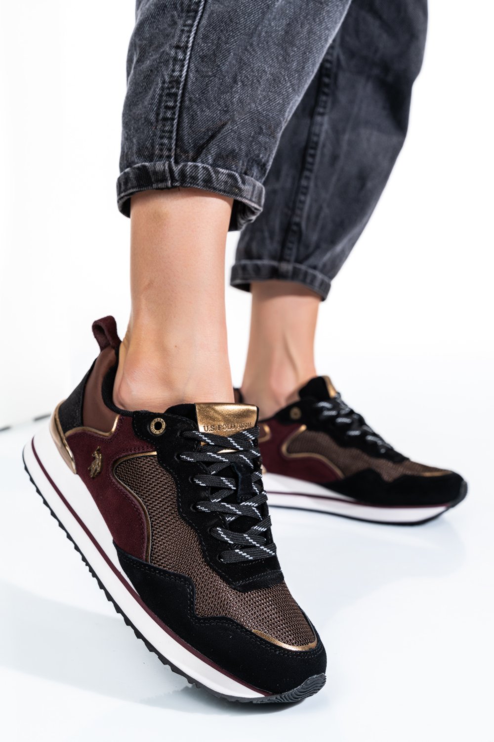 Us polo assn bordó sportcipők ls7hayla001